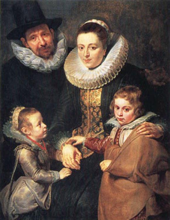 Peter Paul Rubens Fan Brueghel the Elder and his Family (mk01) Spain oil painting art